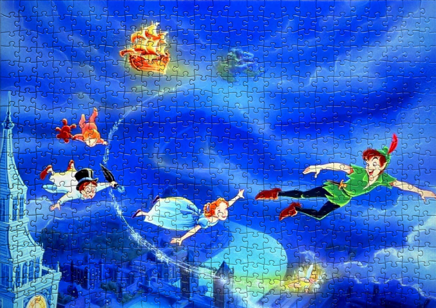Peter Pan - Liste de 10 puzzles