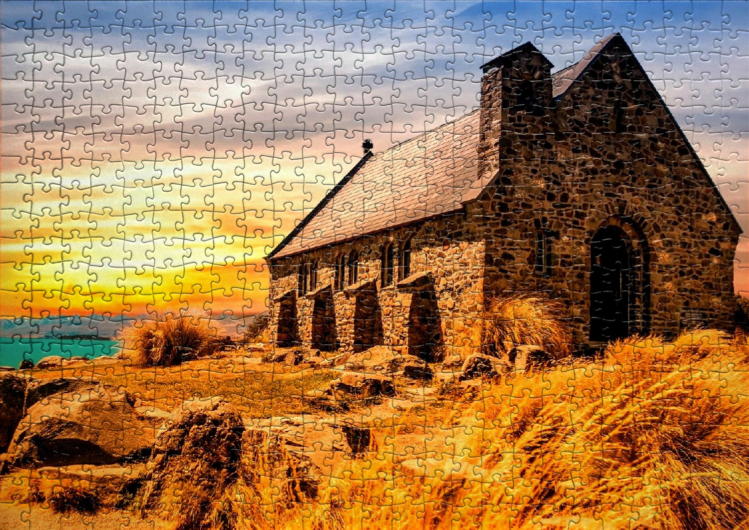 Puzzle 3000 pièces - High Quality Collection - Colisée au coucher de soleil
