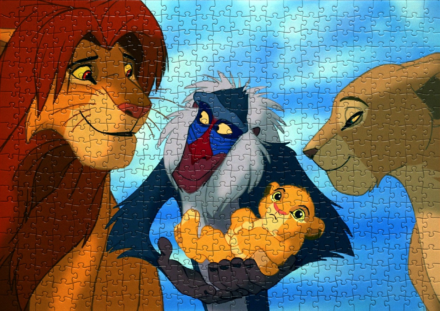 Le Roi lion - Liste de 17 puzzles