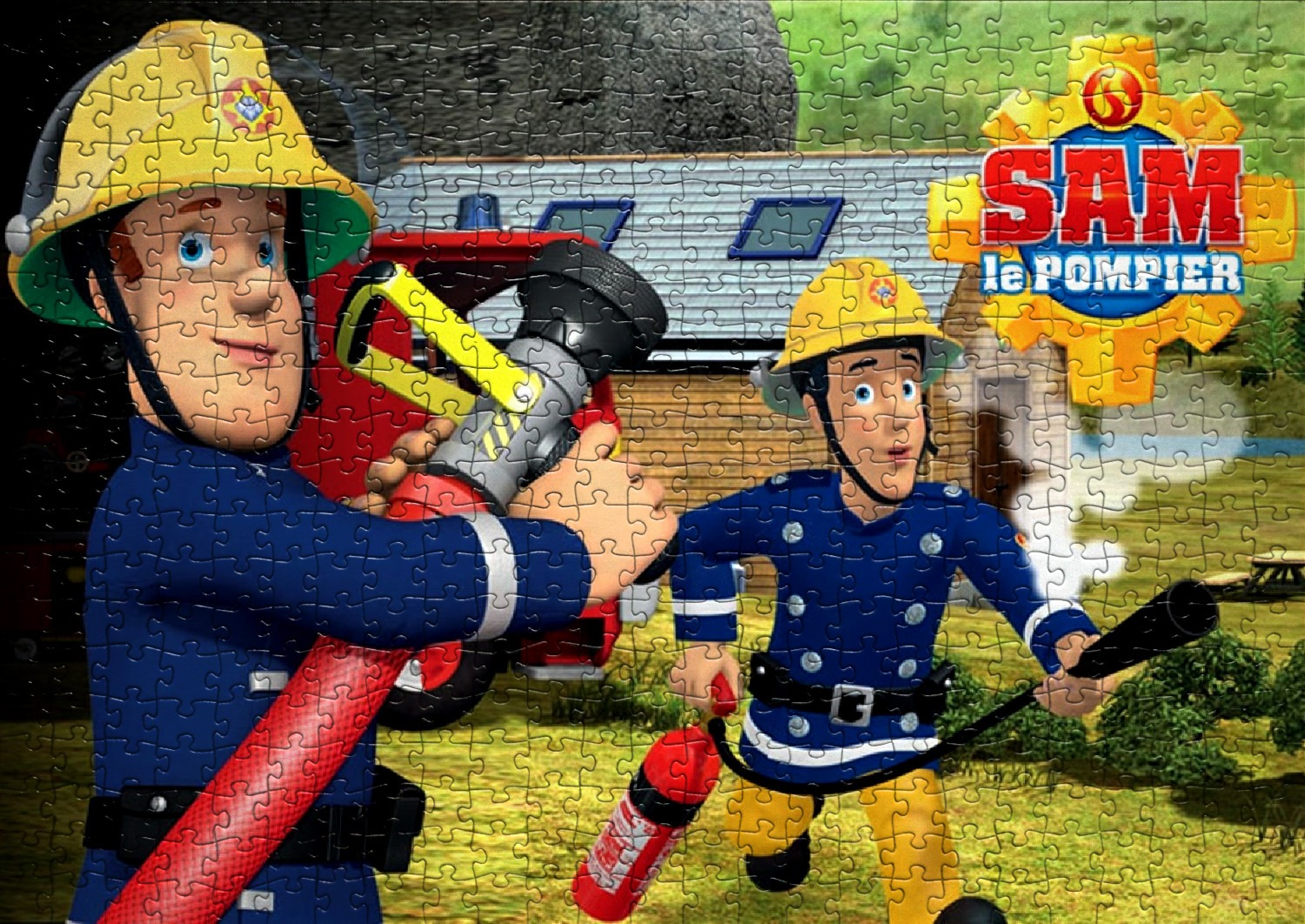 Sam le Pompier - Liste de 12 puzzles