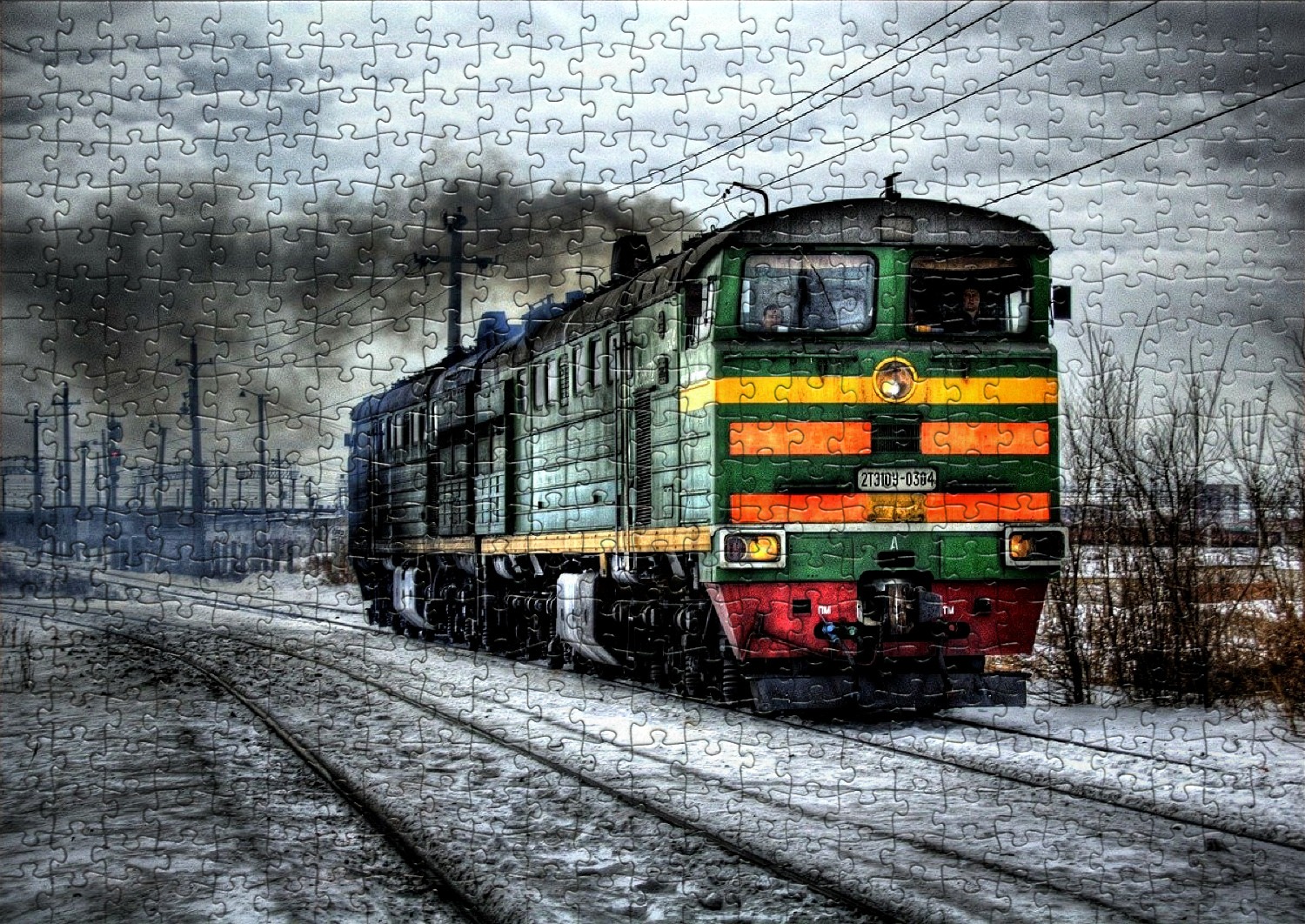 Trains et gares - Liste de 20 puzzles